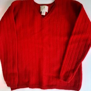 Express Vibrant Red Knit Sweater